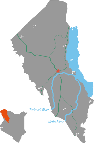 Map - Turkana Kenya